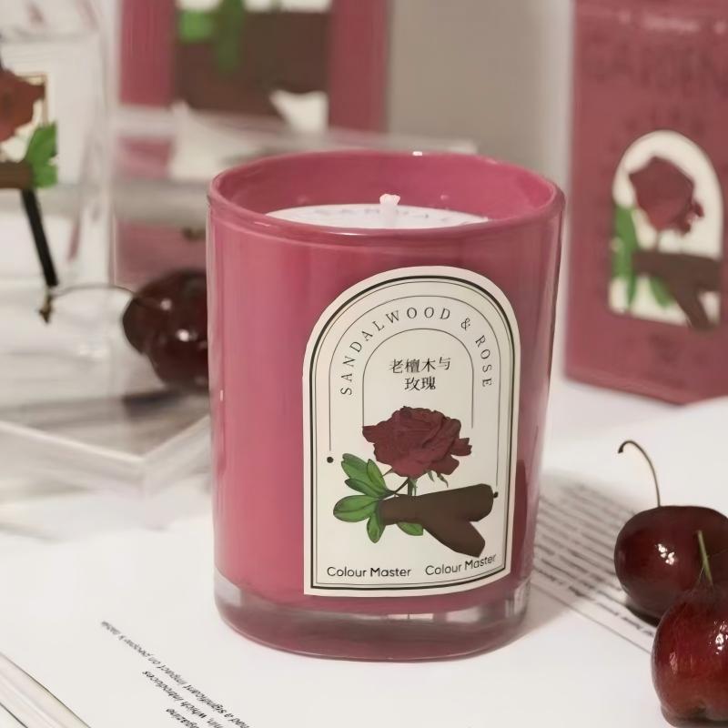 Frosted Glass Jar Candle [SC-JR319]