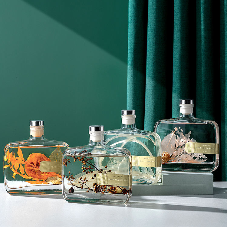 Flat Perfume Bottle Diffuser [RD-SQ350GL-2501-ST]