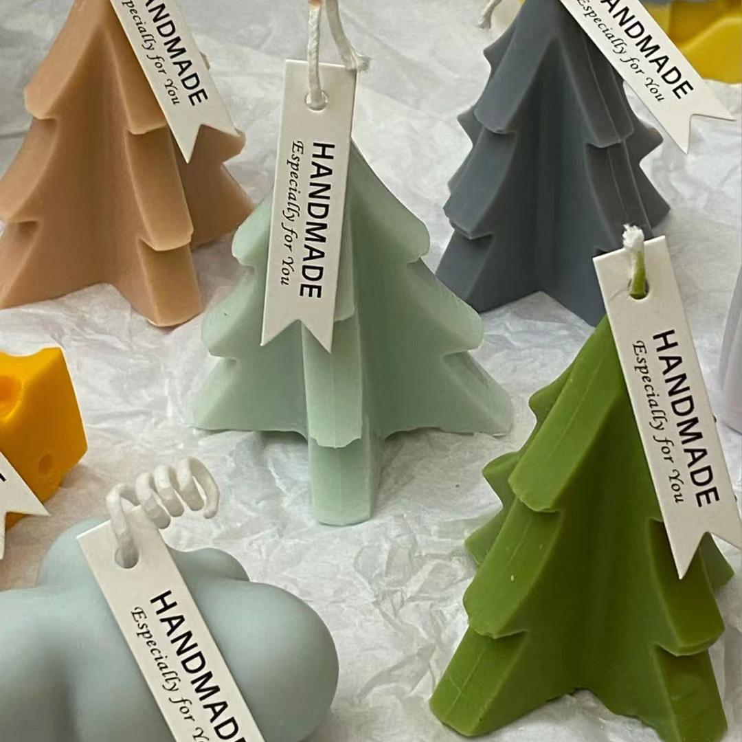 Instagrammable Christmas Tree Candles - Soy Wax Holiday Decor